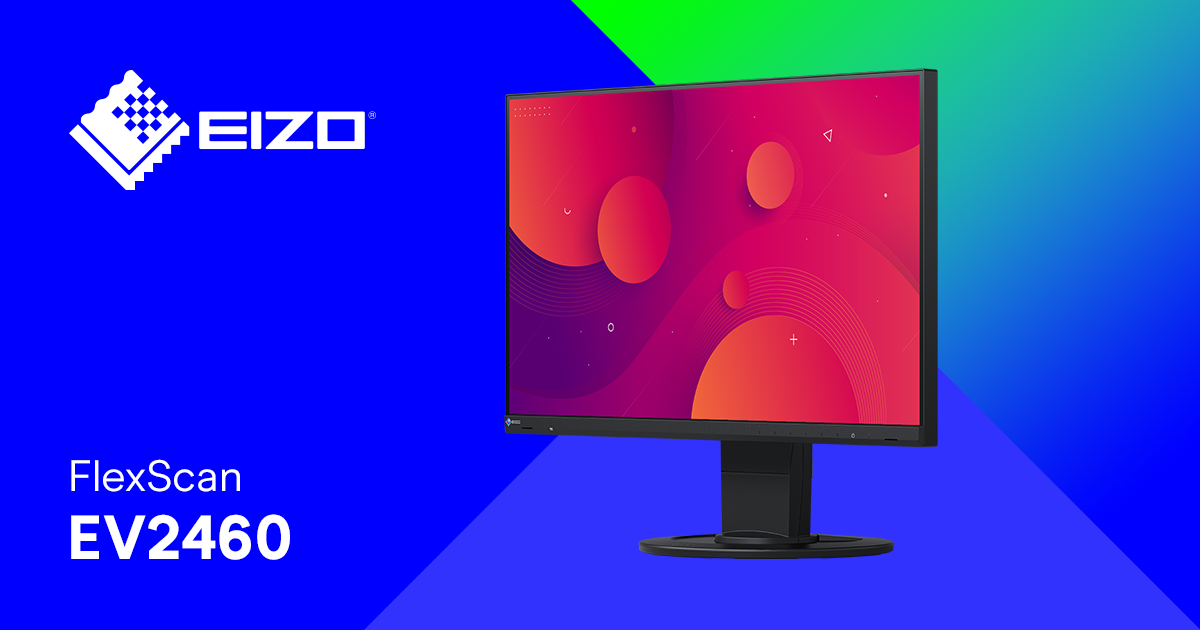 FlexScan EV2460 | Monitor PC da 24 pollici con modulo LCD IPS